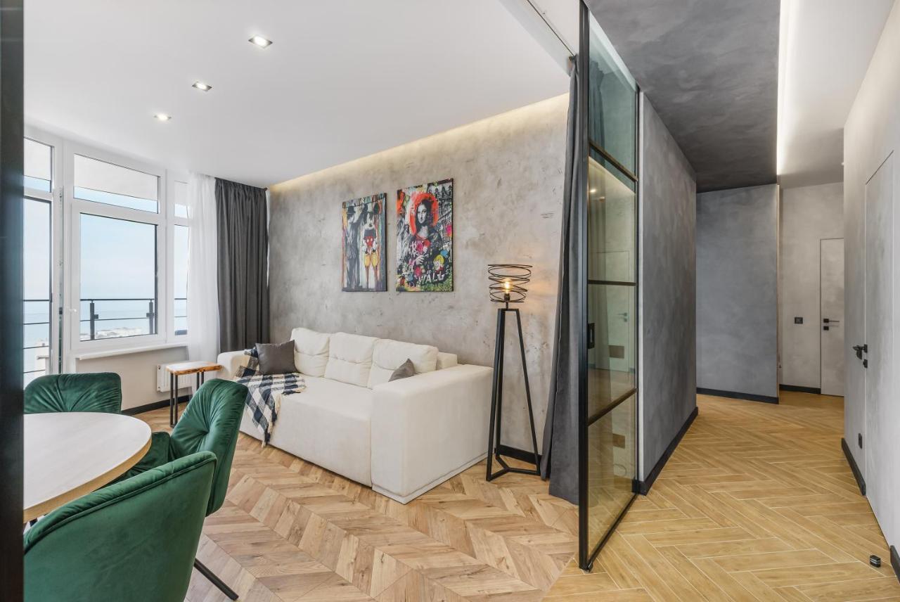 Pearl 45 Fantastic Design Sea View Apartment Odessa Exterior foto